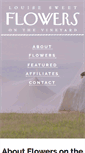Mobile Screenshot of flowersonthevineyard.com